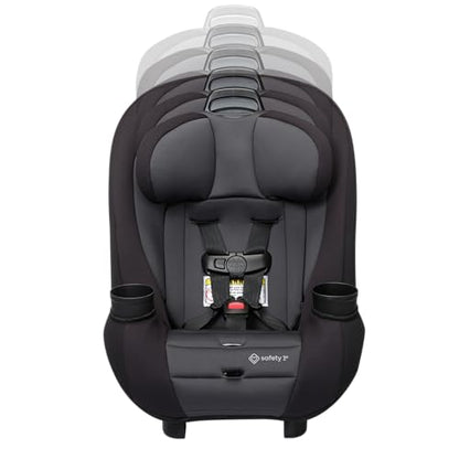 Safety 1st Ellaris 3-in-1 Convertible Car Seat, Slim Fit Design, Rear & Forward-Facing, 5-Position Headrest, 3-Across Fit, Travel-Friendly with Machine-Washable Seat Pad, Peacock Blue