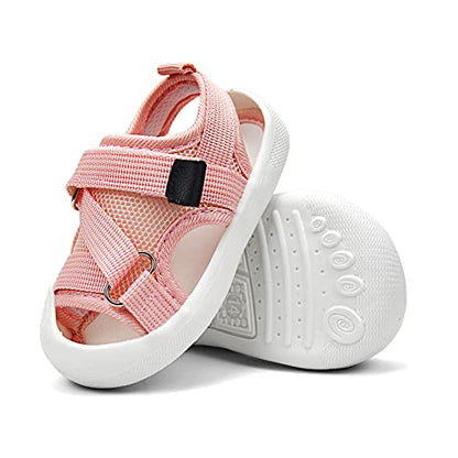 OAISNIT Baby Boys Girls Sports Sandals Lightweight Anti-Slip Rubber Sole Beach Aquatic Water Shoes Summer Toddler First Walking Shoe
