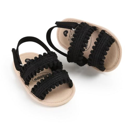 Baby Sandals Infant Boys Girls Summer Dress Flat Shoes Beach Sandals Newborn Crib Shoes First Walkers Prewalkers