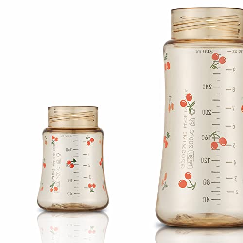 Grosmimi PPSU Baby Bottle, BPA Free (10oz Bear_Pure Gold)