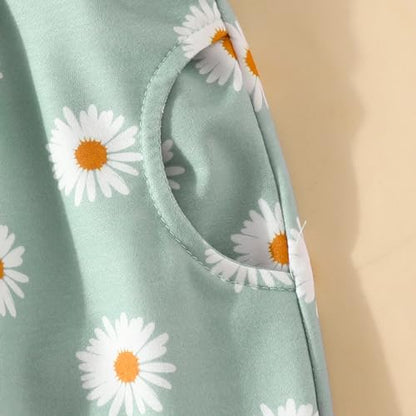 AMAWMW Infant Baby Girl Clothes Long Sleeve Loose Sweatshirts Pockets Pants Headband Outfits Fall Winter Spring Gift