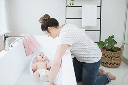 Angelcare Baby Bath Support (Pink) | Ideal for Babies Less than 6 Months Old