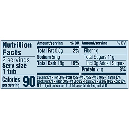 Gerber Nature Fruits Apples Bananas & Cereal, 4 Oz, 2 Ct Tubs