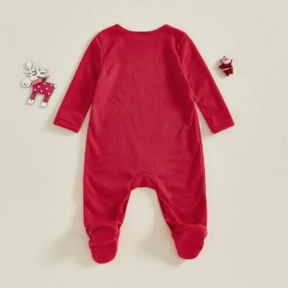 Kuriozud My First Halloween Baby Girl Boy Outfit Newborn Pumpkin Jumpsuit Romper Halloween Footie Pajamas Coming Home Outfit