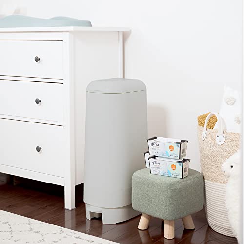 Diaper Genie Signature Pail Includes 1 Easy Roll Refill with 18 Bags | Holds Up to 846 Newborn-Sized Diapers Per Refill