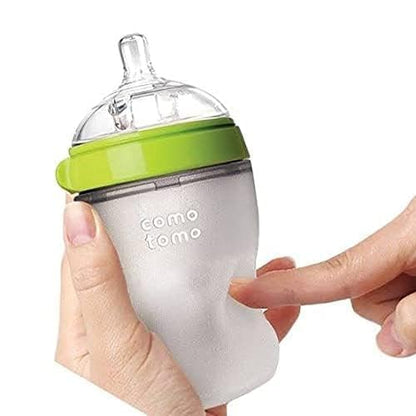 Comotomo Baby Bottle Double Pack, Pink, 5oz