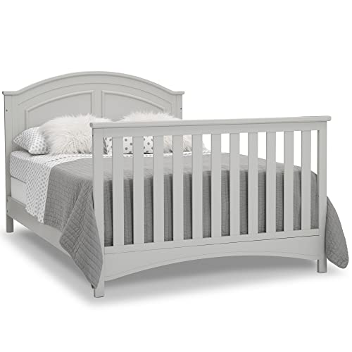 Delta Children Perry 6-in-1 Convertible Crib - Greenguard Gold Certified, Bianca White