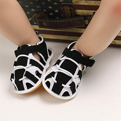 Baby Girls Boys Summer Sandals Unisex Infant Premium Soft Anti-Slip Rubber Sole Toddler Outdoor Beach Walking Shoes