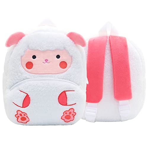 Toddler Backpack for Boys and Girls, Cute Soft Plush Animal Cartoon Mini Backpack Little For Kids 2-6 Years (Cows)