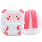 Toddler Backpack for Boys and Girls, Cute Soft Plush Animal Cartoon Mini Backpack Little For Kids 2-6 Years (Cows)