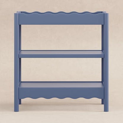 babyletto Swell Changing Table in Cove Blue, Greenguard Gold Certified