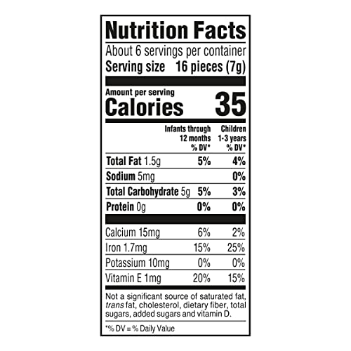 Gerber Lil' Crunchies, Cheddar and Veggie Dip, 1.48 Ounce, 4 Count