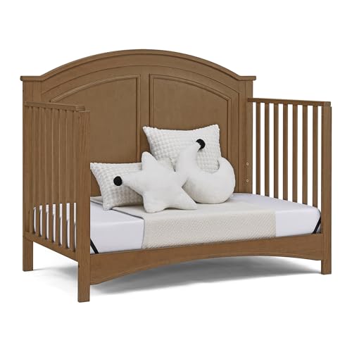 Delta Children Perry 6-in-1 Convertible Crib - Greenguard Gold Certified, Bianca White