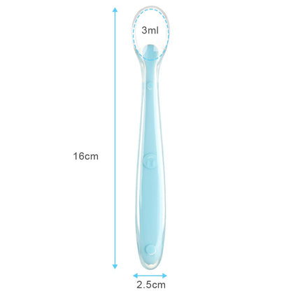 Vicloon Baby Silicone Spoons, 5 PCS Toddler Training Feeding Spoons, Soft Tip BPA Free Gum-Friendly, Dishwasher & Boil-Proof
