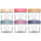 KeaBabies 4pk 8oz & 4pk 4oz Glass Baby Food Containers with Lids - Leak-Proof,Microwavable Small Glass Jars,Baby Purees & Toddler Snack Storage Containers,BPA-Free,Dishwasher & Freezer Safe(Musk Dusk)