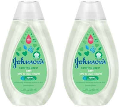Johnson’s Baby Vapor Bath with Soothing Aromas to Relax Babies Tear-Free & Hypoallergenic, 13.6 Fluid Ounce