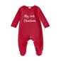 Kuriozud My First Halloween Baby Girl Boy Outfit Newborn Pumpkin Jumpsuit Romper Halloween Footie Pajamas Coming Home Outfit