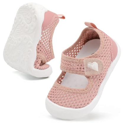 BARERUN Toddler Water Shoes Barefoot Water Shoes for Kids Baby Wide Aqua Socks with Arch Support Quick-Dry Breathable Boys Girls Sandals Walking Shoes for Beach Swim Pool Shoes