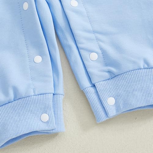 GOOCHEER First Birthday Baby Boy Outfit Fall 1 Cake Embroidery Ruffle Long Sleeve Romper Jumpsuit Cake Smash Clothes