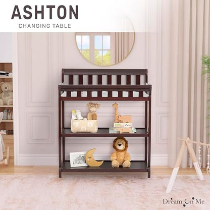 Dream On Me Ashton Changing Table, Natural, 34x20x40 Inch (Pack of 1)