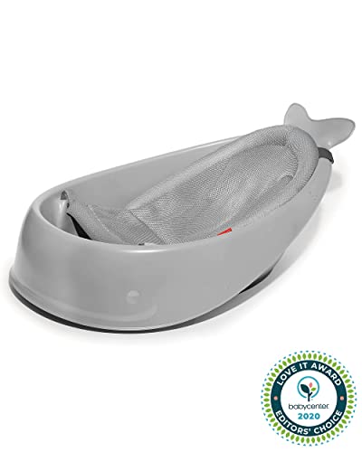 Skip Hop Baby Bath Tub 4-in-1 Grow with Baby Infant to Toddler , White
