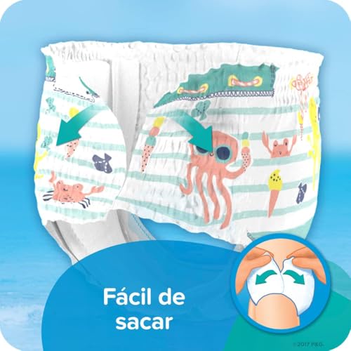 Pampers Swim Diapers - Splashers - Size 2-3, 20 Count, Gap-Free Disposable Baby Swimming Pants