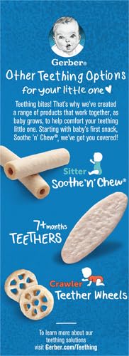 Gerber Snacks for Baby Teethers, Strawberry Apple Spinach, 1.7 oz Box (12 Pack)