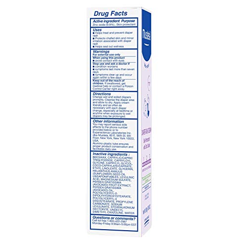 Mustela Baby Diaper Rash Cream 123 - Skin Protectant with Zinc Oxide - Fragrance Free & Paraben Free - with 98% Natural Ingredients - Various Packaging