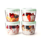Ankou Formula Container - 1700ml Airtight Formula Dispenser One Button Handy Milk Powder Container BPA-Free Storage Containers with Scoop and Scraper Transparent 730g