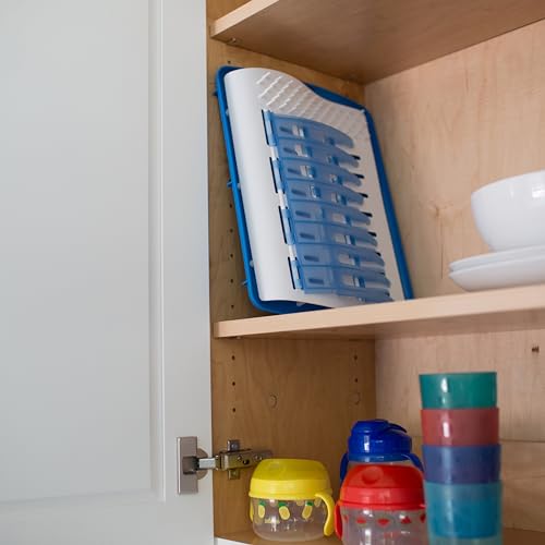 Dr. Brown's Folding Baby Bottle Drying Rack for Easy Storage, Dry Nipples, Pacifiers and Other Baby Essentials, BPA-free