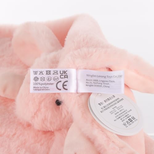 Apricot Lamb Stuffed Animals Cream Bunny Rabbit Security Blanket Infant Nursery Character Blanket Luxury Snuggler Plush Baby Lovey(Cream Bunny, 13 Inches)