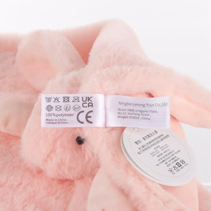 Apricot Lamb Stuffed Animals Cream Bunny Rabbit Security Blanket Infant Nursery Character Blanket Luxury Snuggler Plush Baby Lovey(Cream Bunny, 13 Inches)