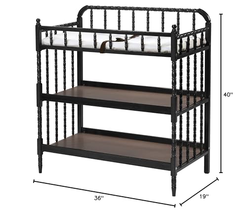 DaVinci Jenny Lind Changing Table with Pad in Rich Cherry