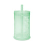 Olababy Silicone Training Cup with Straw Lid | Babies Water Drinking Cup | 6+ Mo Infant To 12-18 Months Toddler | Sippy Cup For Kids & Smoothie Cup | Baby Led Weaning (Mint, 5 oz)