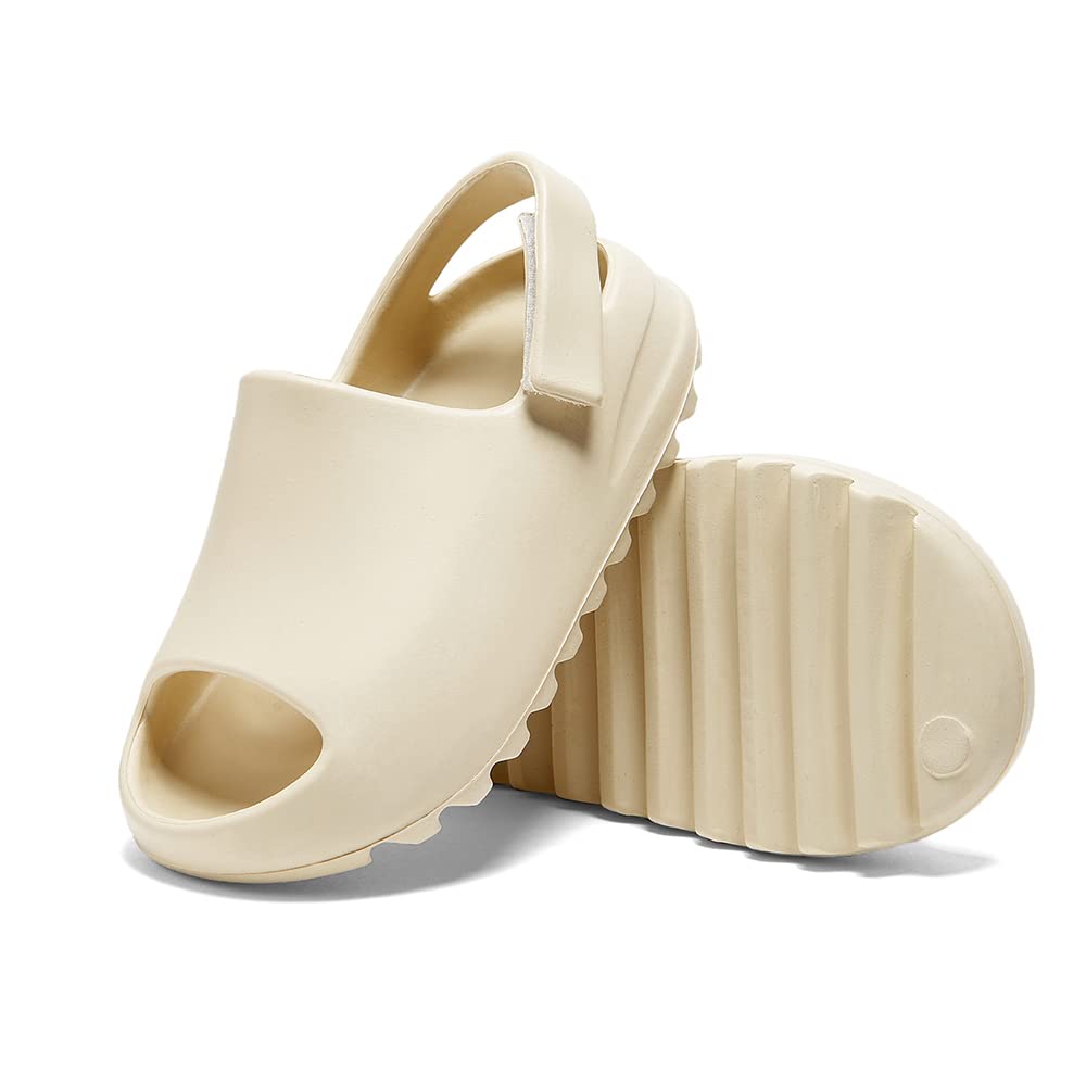 Toddler Little Kids Slides Sandals, Kid Summer Slip On Slides Sandals,Slippers with Strap Anti-slip Water Shoes，Indoor Outdoor Lightweight Slippers Sandals for Boys and Girls