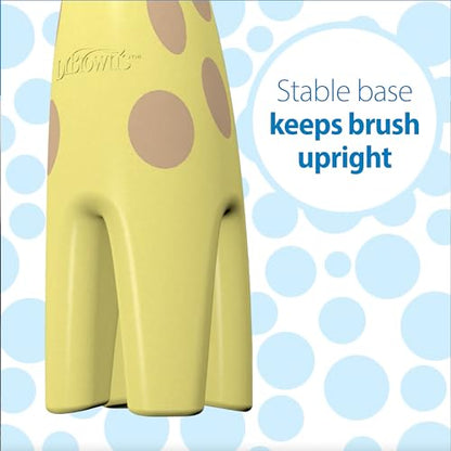 Dr. Brown's Infant-to-Toddler Training Toothbrush, Soft for Baby's First Teeth, Pink Elephant, 0-3 Years (Colors/Styles May Vary)