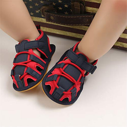 Baby Girls Boys Summer Sandals Unisex Infant Premium Soft Anti-Slip Rubber Sole Toddler Outdoor Beach Walking Shoes