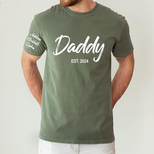 Personalized Custom Dad T-Shirt, Dad Gifts, Papa, Daddy