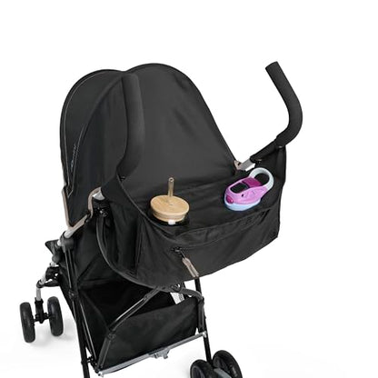 Summer by Ingenuity 3D Mini Convenience Stroller – Lightweight Stroller with Compact Fold, Multi-Position Recline, Canopy with Pop Out Sun Visor and More – Umbrella Stroller for Travel, Pink