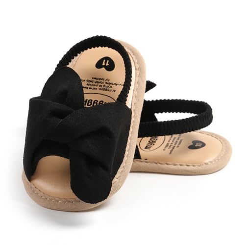 Ohwawadi Baby Boys Girls Sandals Soft Sole Summer Infant Wedding Dress Flat Shoes Beach Sandal Newborn Crib Shoes First Walkers
