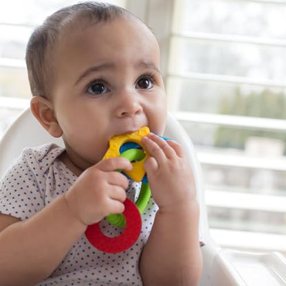 Dr. Brown's AquaCool Water-Filled Baby Teether, Cools & Massages Sore Gums, BPA Free, Pineapple and Apple, 2 Pack, 3m+