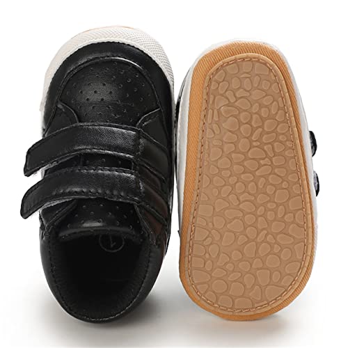 E-FAK Baby Shoes Boys Girls Infant Sneakers Non-Slip Rubber Sole Toddler Crib First Walker Shoes