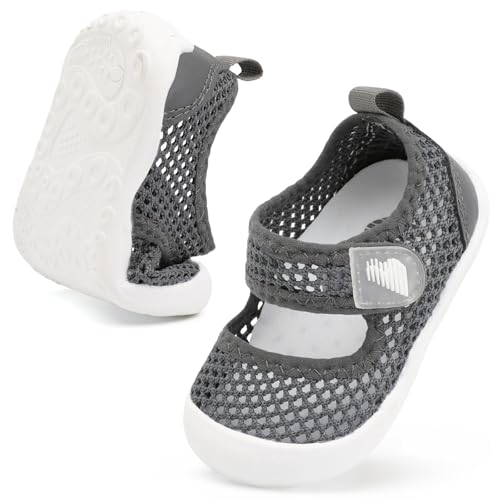 BARERUN Toddler Water Shoes Barefoot Water Shoes for Kids Baby Wide Aqua Socks with Arch Support Quick-Dry Breathable Boys Girls Sandals Walking Shoes for Beach Swim Pool Shoes