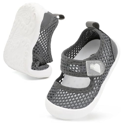 BARERUN Toddler Water Shoes Barefoot Water Shoes for Kids Baby Wide Aqua Socks with Arch Support Quick-Dry Breathable Boys Girls Sandals Walking Shoes for Beach Swim Pool Shoes