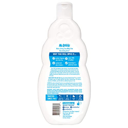 Mr. Bubble Extra Gentle Bubble Bath - Hypoallergenic, Tear Free Bubble Bath Solution Perfect for Sensitive Skin (Pack of 2 Bottles, 16 fl oz Each)