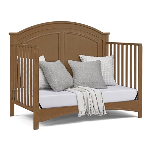 Delta Children Perry 6-in-1 Convertible Crib - Greenguard Gold Certified, Bianca White