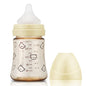 Grosmimi PPSU Baby Bottle, BPA Free (10oz Bear_Pure Gold)