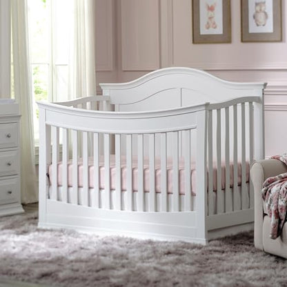 DaVinci Meadow 4-in-1 Convertible Crib in White, Greenguard Gold Certified