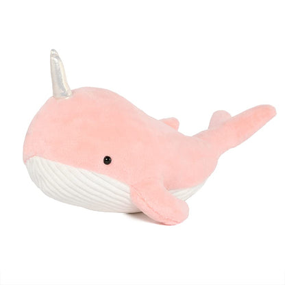 Tezituor 43.3 inch Giant Whale Stuffed Animal, Large Stuffed Whale Plush Ocean Toys, Hugging 4ft Soft Whale Plush Pillow for Girls Boys