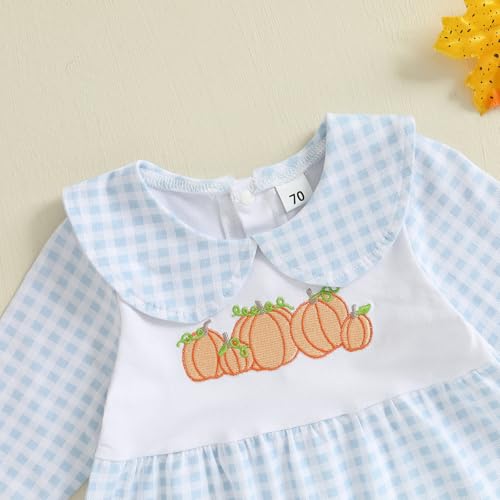 Kuriozud My First Halloween Baby Girl Boy Outfit Newborn Pumpkin Jumpsuit Romper Halloween Footie Pajamas Coming Home Outfit